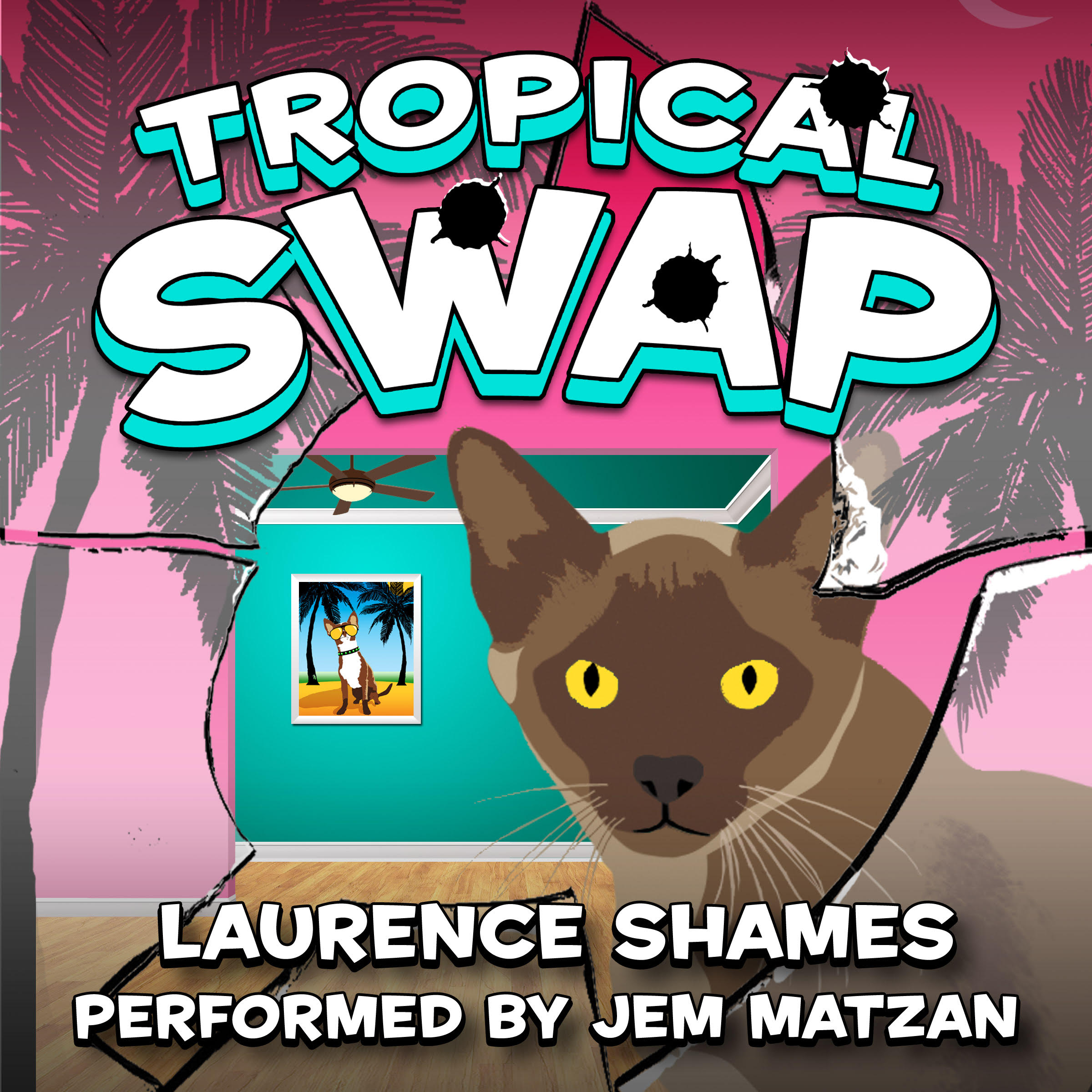 Tropical Swap florida fiction audiobook cover art